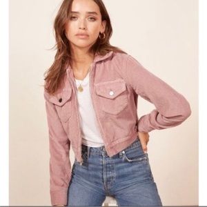 Reformation Texas Cropped Jacket| S